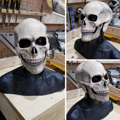 Halloween Skull Mask with Movable Jaw