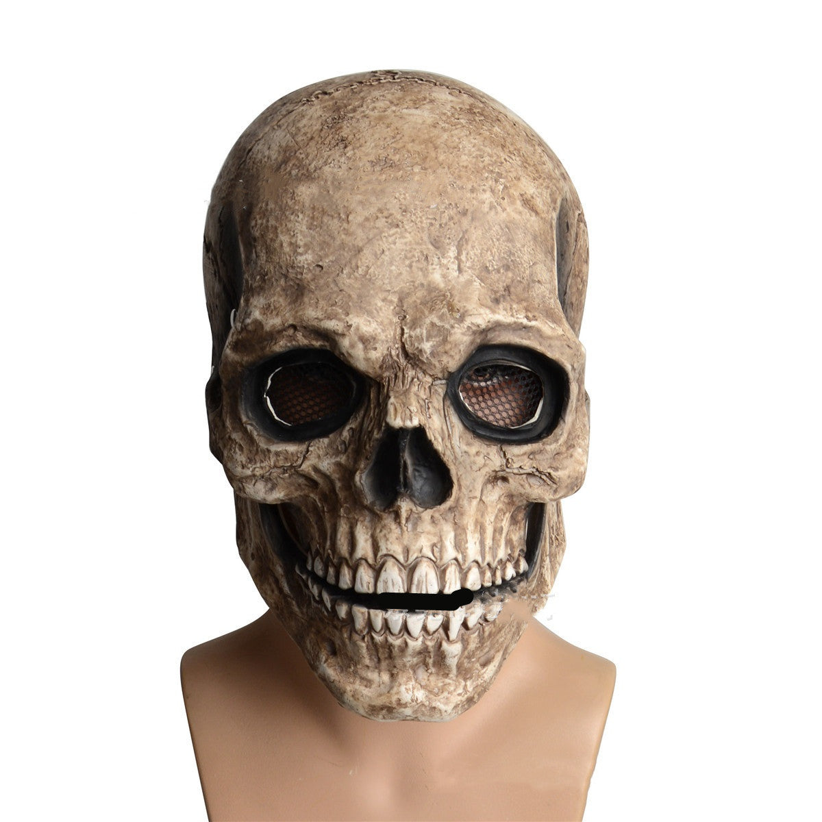 Halloween Skull Mask with Movable Jaw